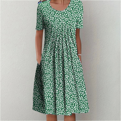 Asirem™ – Stylish and Casual Floral Dress with Pockets