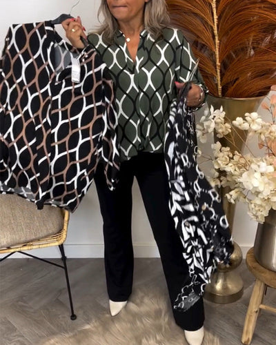 Asirem™ – Blouse with Graphic Print