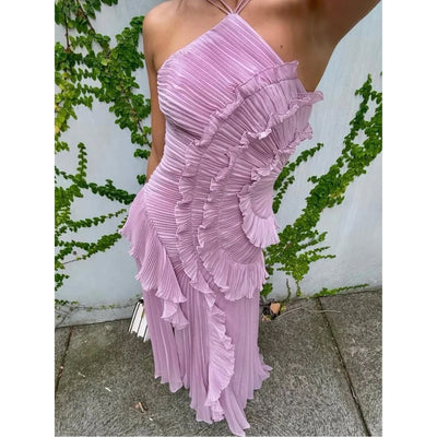 Asirem™ – Long Ruffled Dress