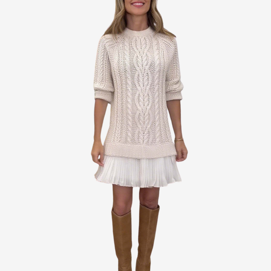 Asirem™ – Knitted Sweater Dress