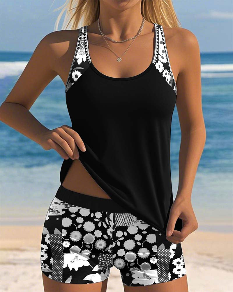 Asirem™ – Floral Two-Piece Swimsuit — Comfort & Style