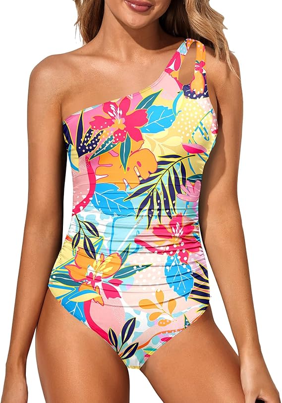 Asirem™ – Elegant and Comfortable One-Shoulder Swimsuit