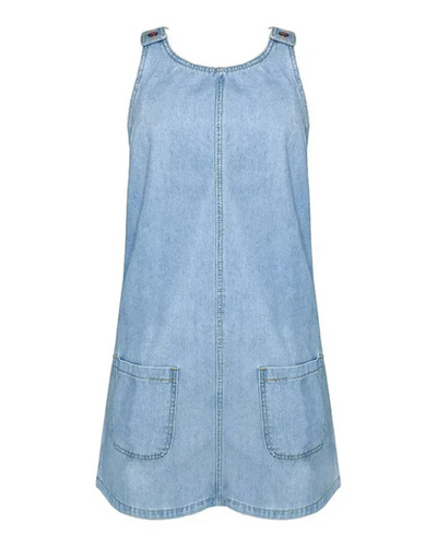 Asirem™ – Aveline Flattering Fit Denim Summer Dress