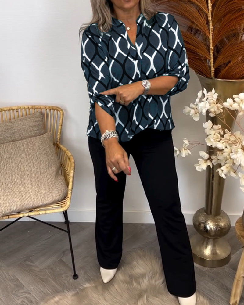 Asirem™ – Blouse with Graphic Print