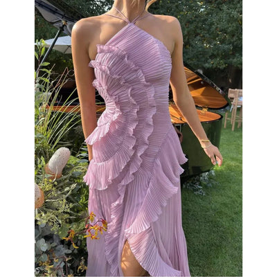 Asirem™ – Long Ruffled Dress