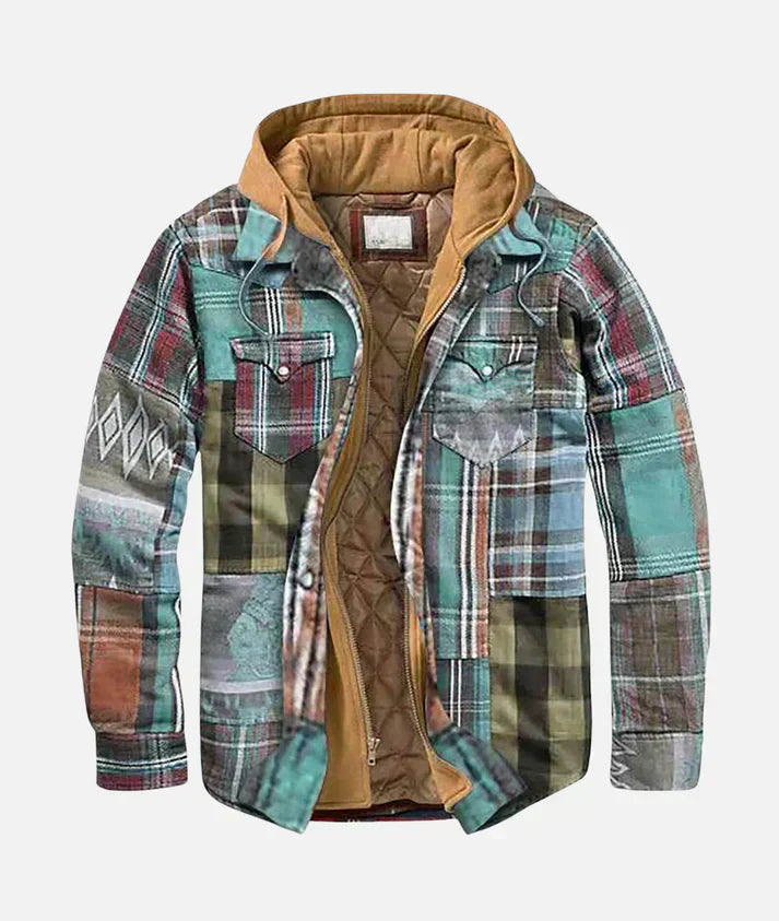 Asirem™ – Patchwork Checkered Jacket