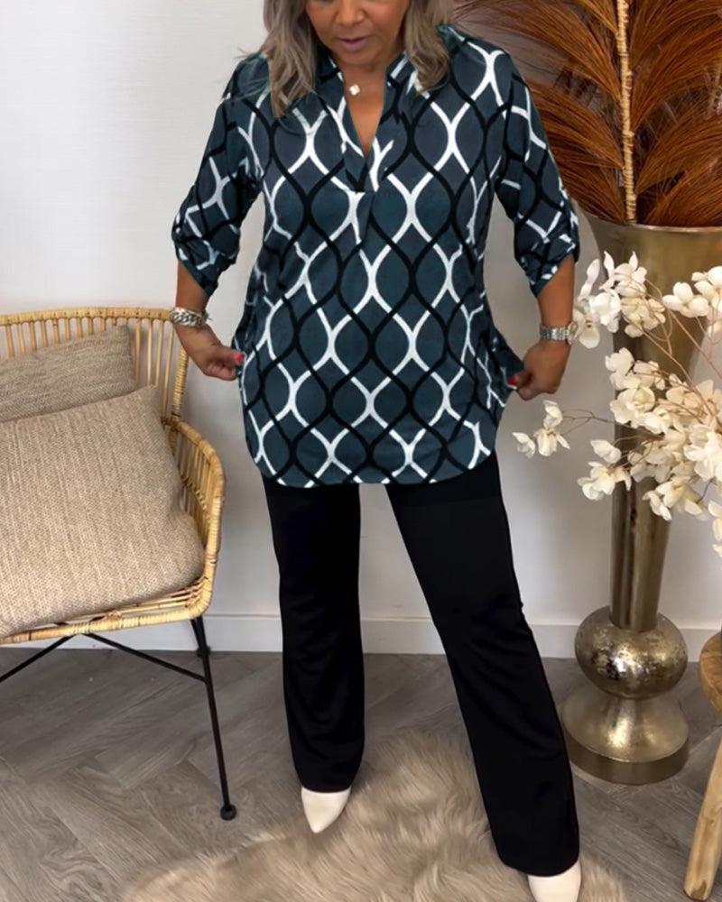 Asirem™ – Blouse with Graphic Print
