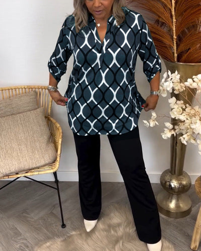 Asirem™ – Blouse with Graphic Print