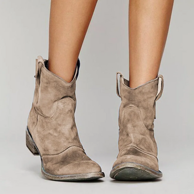 Asirem™ – Suede Leather Ankle Boots