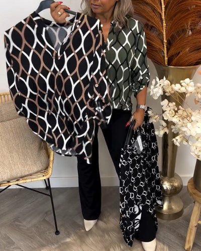 Asirem™ – Blouse with Graphic Print
