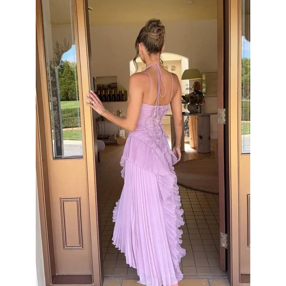 Asirem™ – Long Ruffled Dress