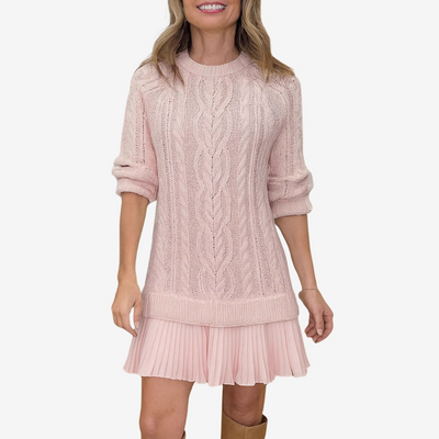 Asirem™ – Knitted Sweater Dress