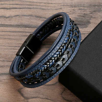 Asirem™ – Braided Leather Viking Bracelet