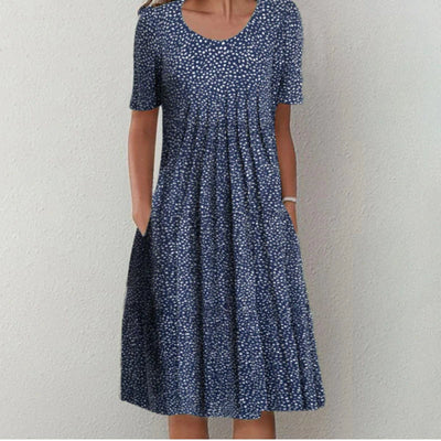 Asirem™ – Stylish and Casual Floral Dress with Pockets