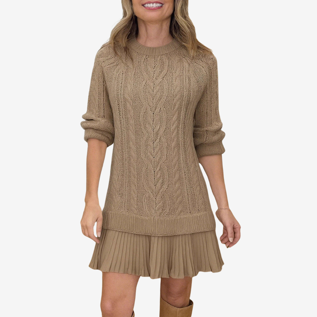 Asirem™ – Knitted Sweater Dress