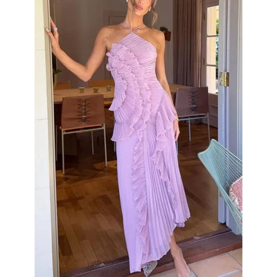 Asirem™ – Long Ruffled Dress