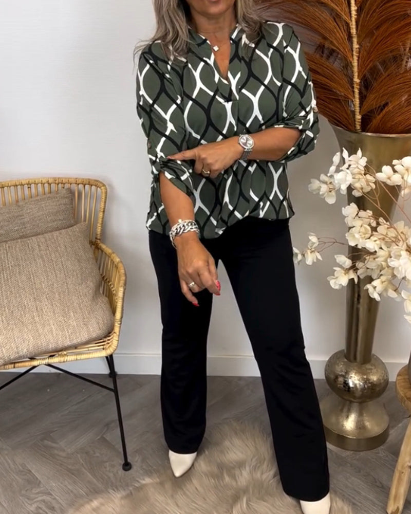 Asirem™ – Blouse with Graphic Print