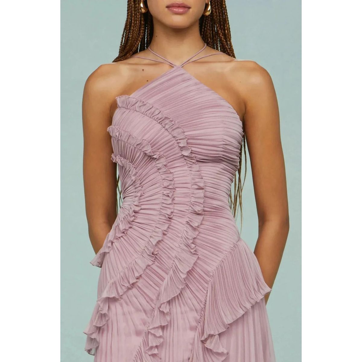 Asirem™ – Long Ruffled Dress