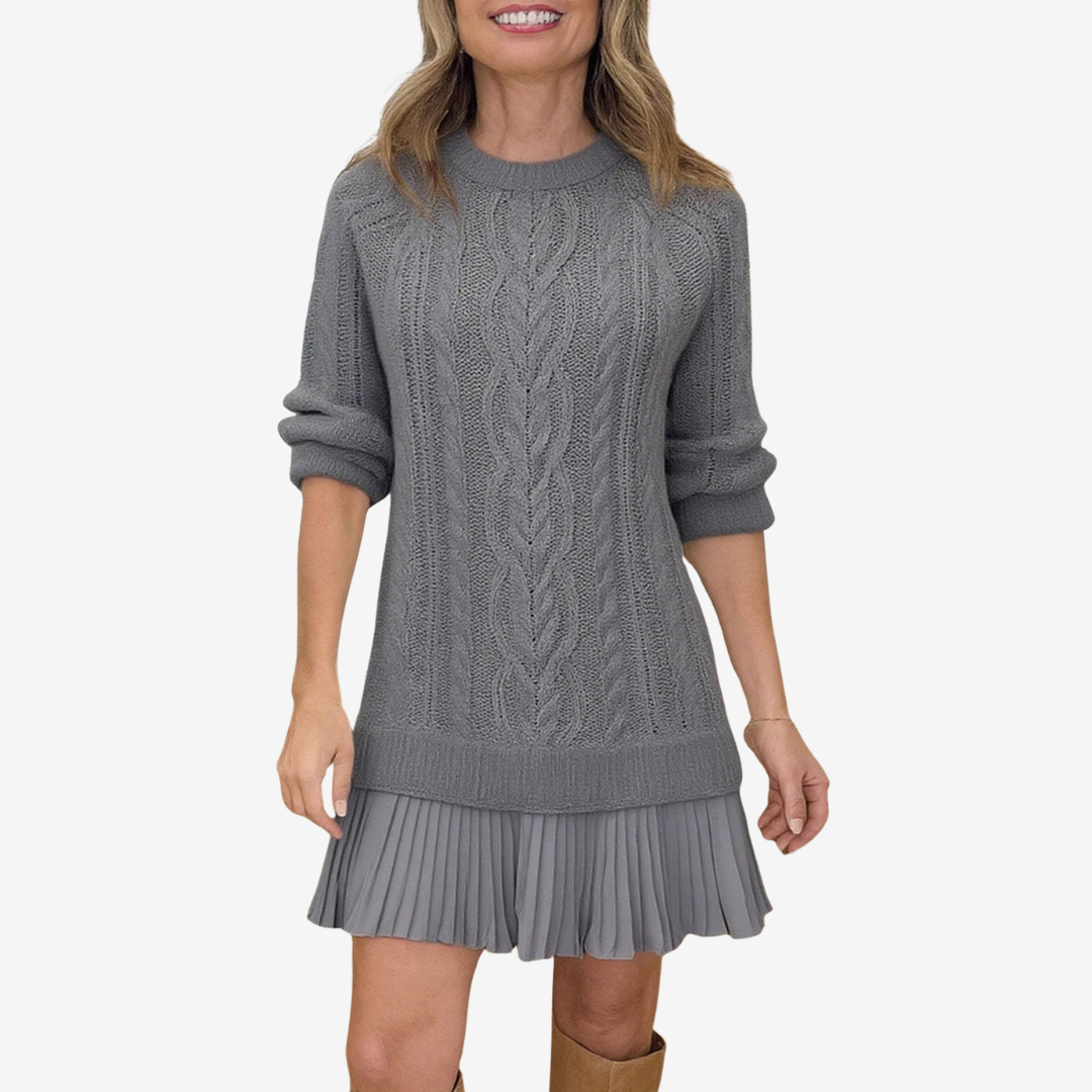 Asirem™ – Knitted Sweater Dress