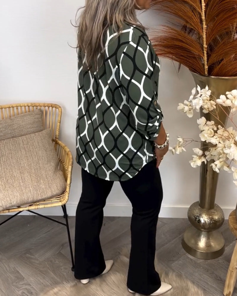 Asirem™ – Blouse with Graphic Print