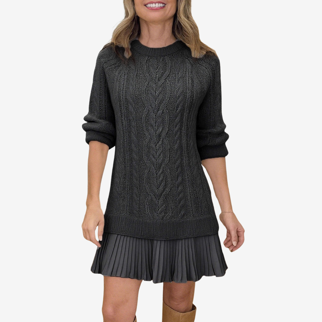 Asirem™ – Knitted Sweater Dress