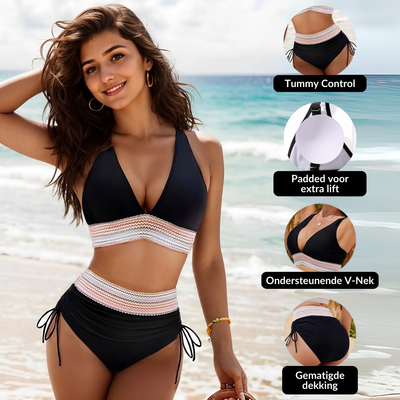 Asirem™ – Noor High-Waist Bikini Set