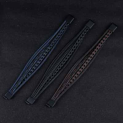 Asirem™ – Braided Leather Viking Bracelet