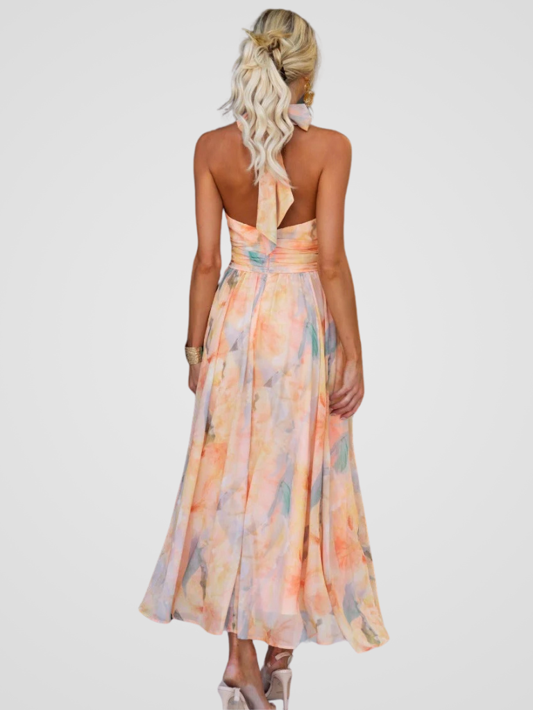 Asirem™ – Blossom Midi Dress