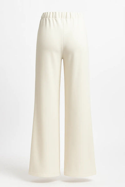 Asirem™ – Comfy Palazzo Pants with Elastic Waist in Lightweight Punto Milano Fabric