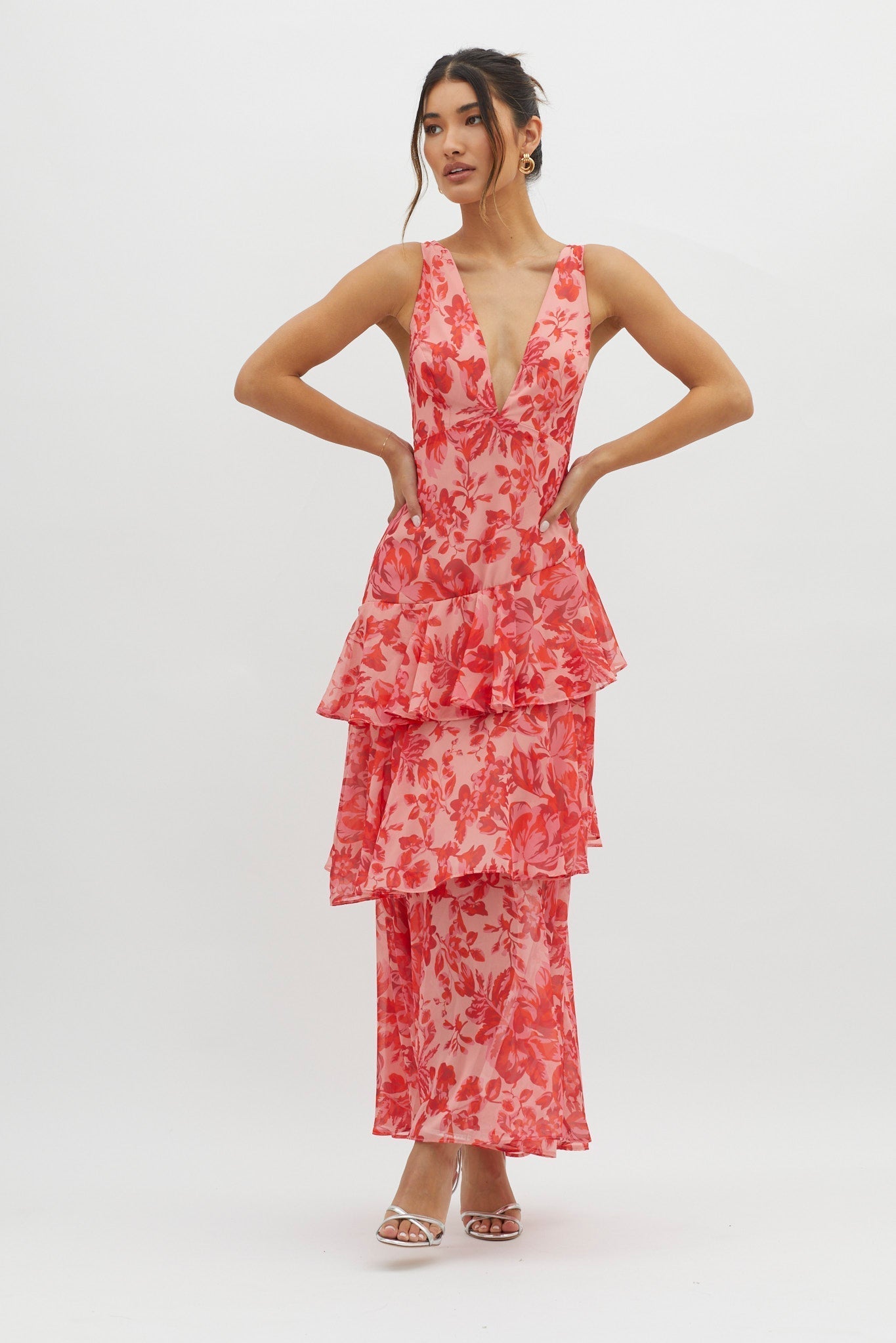 Asirem™ – Bloom Shift Midi Dress
