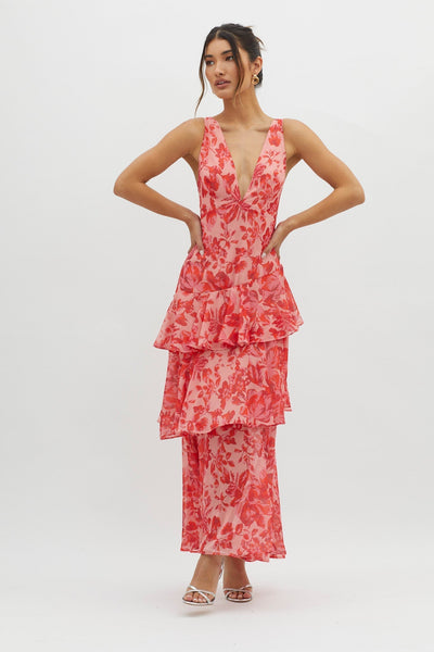 Asirem™ – Bloom Shift Midi Dress
