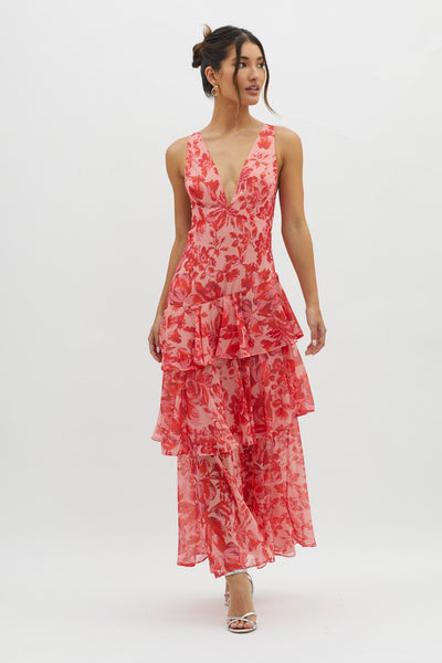 Asirem™ – Bloom Shift Midi Dress