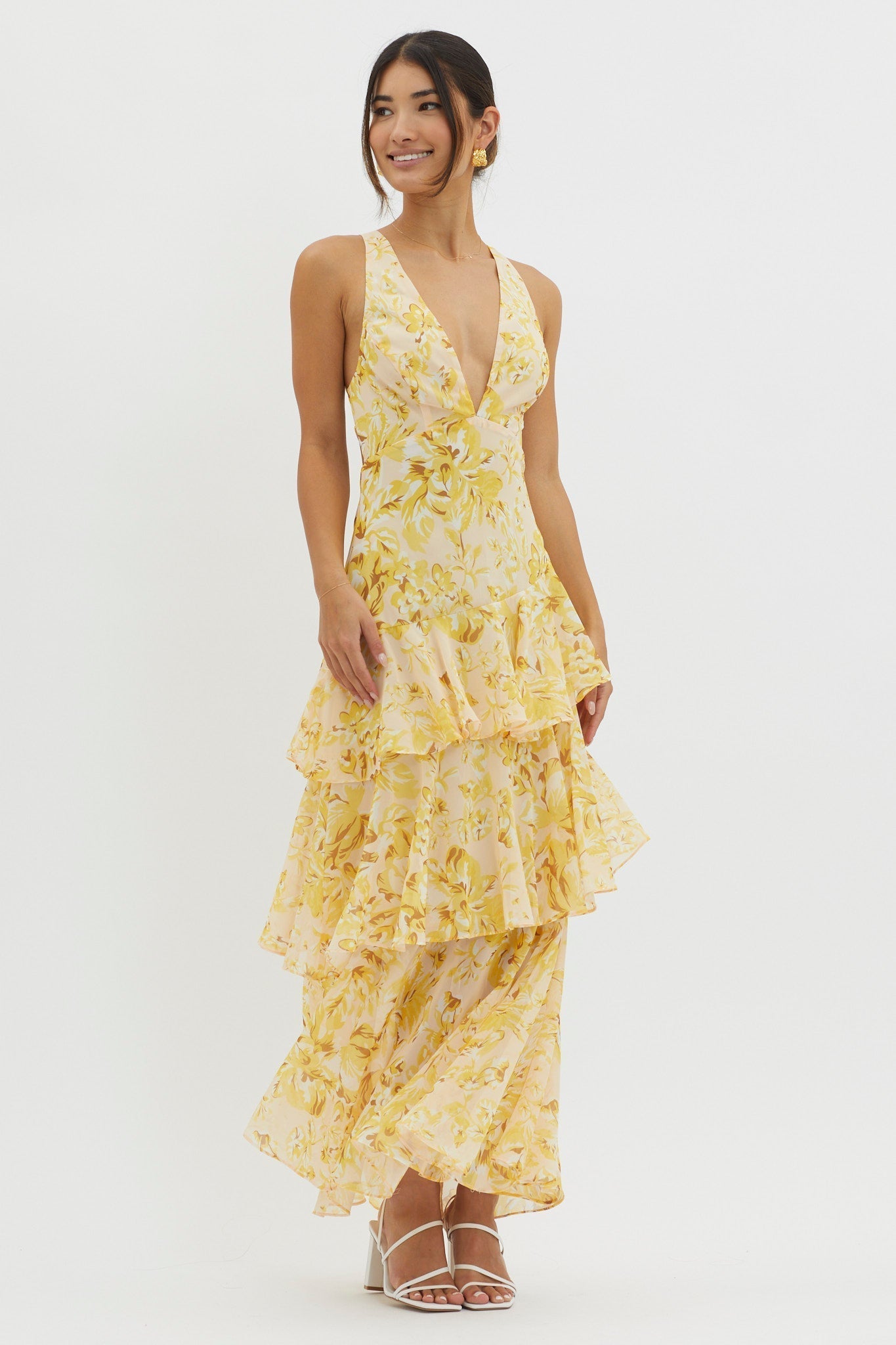 Asirem™ – Bloom Shift Midi Dress
