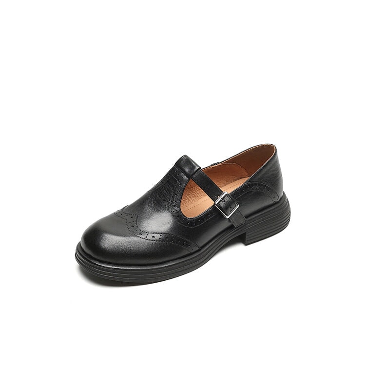 Asirem™ – Elegant Leather Mary Janes