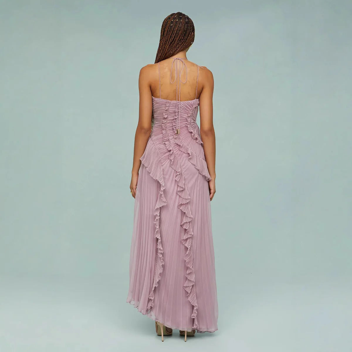 Asirem™ – Long Ruffled Dress