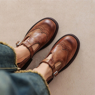 Asirem™ – Elegant Leather Mary Janes