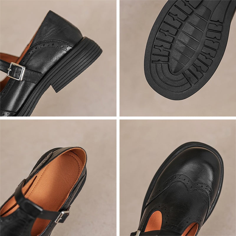 Asirem™ – Elegant Leather Mary Janes
