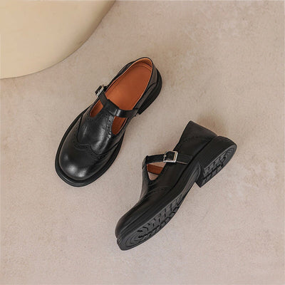 Asirem™ – Elegant Leather Mary Janes
