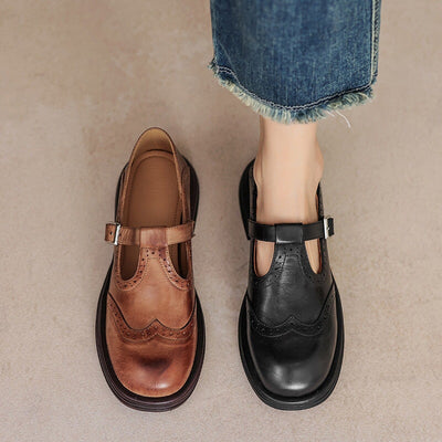 Asirem™ – Elegant Leather Mary Janes