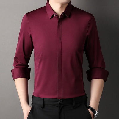 Asirem™ – Wrinkle-Free Stretch Shirt for Men (Buy 1 + Get 1 FREE)