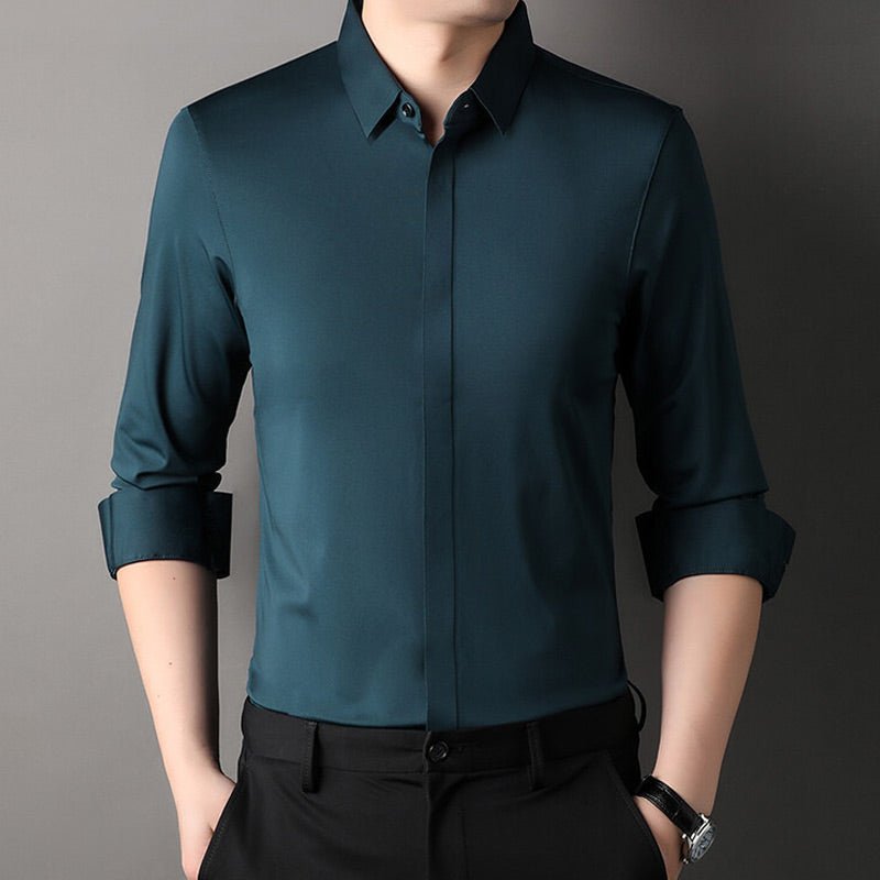 Asirem™ – Wrinkle-Free Stretch Shirt for Men (Buy 1 + Get 1 FREE)